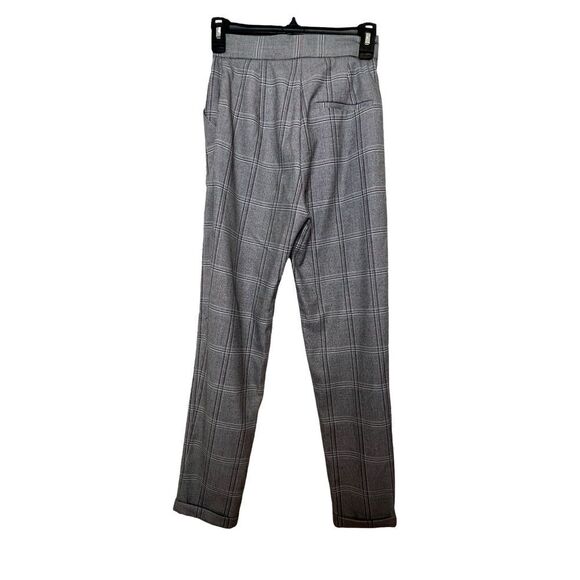 Anthropologie Seen Worn Kept Gray Plaid Skinny High Rise Pant Size 2 - Picture 7 of 7